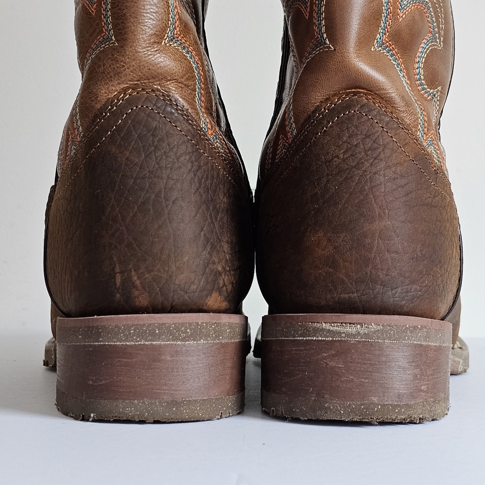 Authentic Laredo Western Odie Sqaure Toe Casual Boots Mid Calf Cowboy Shoe, 9D - Picture 10 of 15